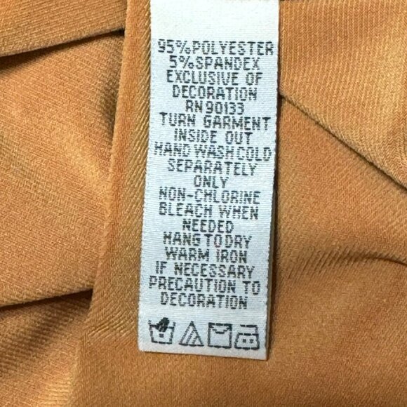 Bob Mackie Large Yellow Gold Wearable Art Dress With Beaded Neckline - Picture 6 of 12